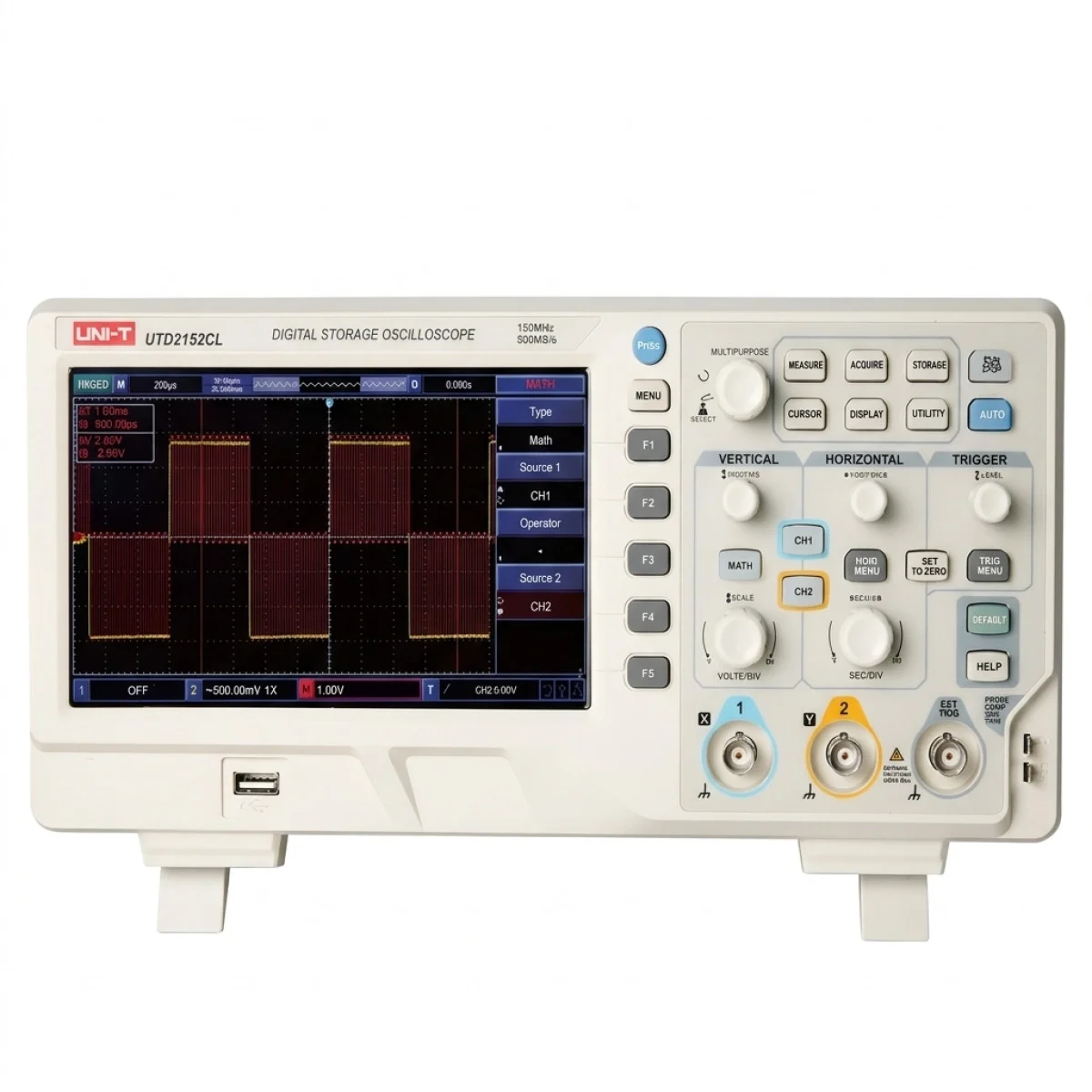 UNI-T UTD2152CL 150MHz Çift Kanal Masa Tipi Osiloskop - Olimpiyat Otomasyon