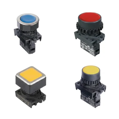 Ø22 Led'li Kısa Mandal Butonlar (Yüzey Montaj)