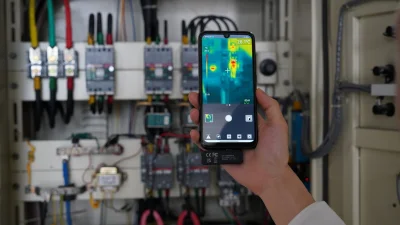 Mobil Telefonlara Takılan Termal Kameralar