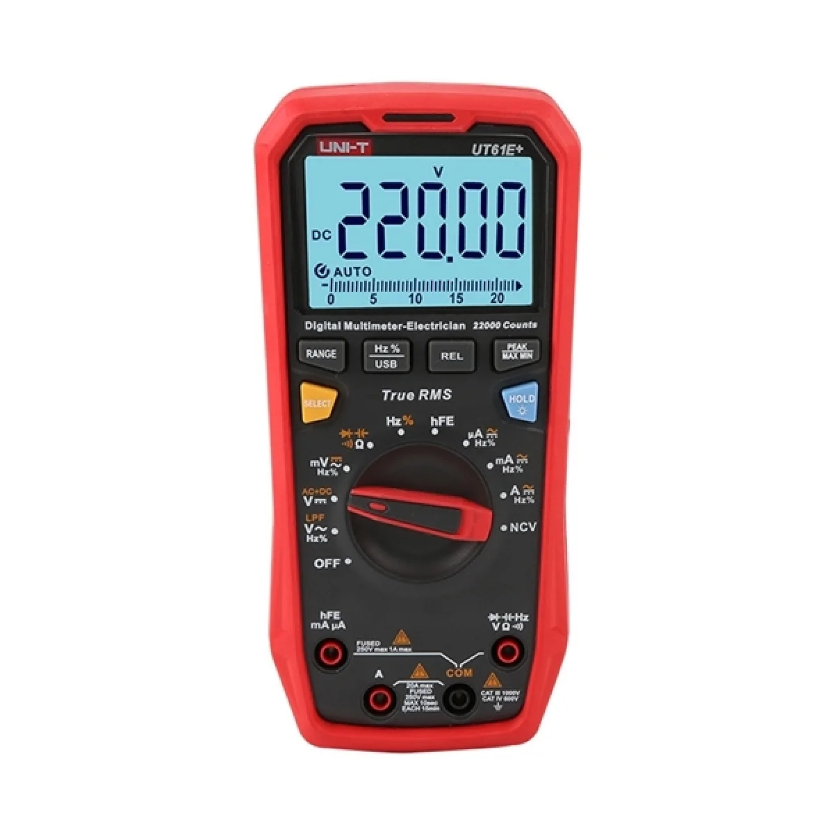 UNI-T UT61E+ 1000V True RMS Dijital Multimetre - Olimpiyat Otomasyon