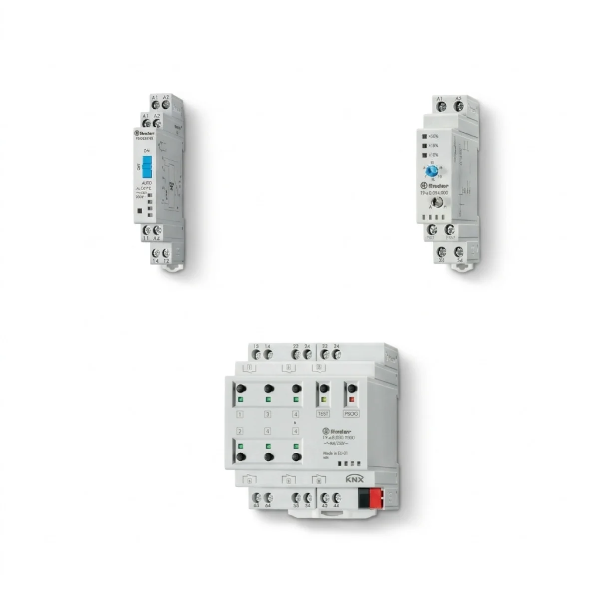 19 Serisi - Bindirme ve durum gösteren modüller 1-5-16 A - Olimpiyat Otomasyon