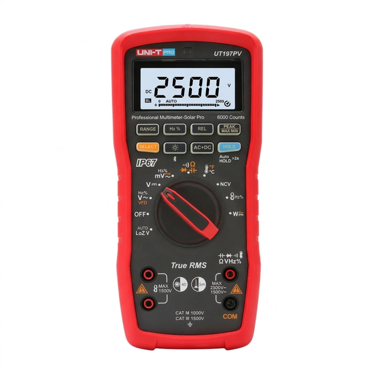 UNI-T UT197PV 2500V DC Solar True RMS Profesyonel Multimetre - Olimpiyat Otomasyon