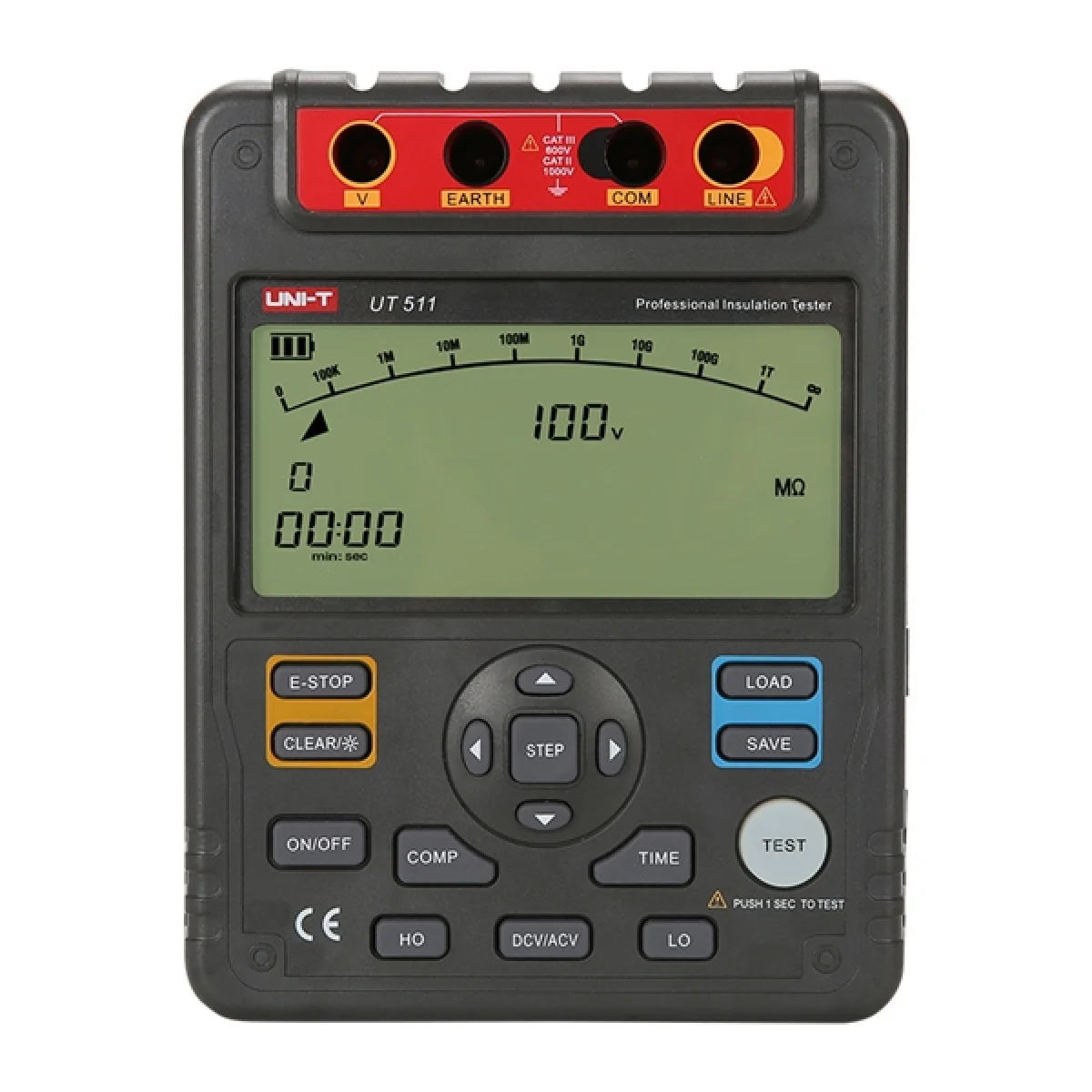 UNI-T UT511 1000V Yalıtım Direnci Test Cihazı - Olimpiyat Otomasyon