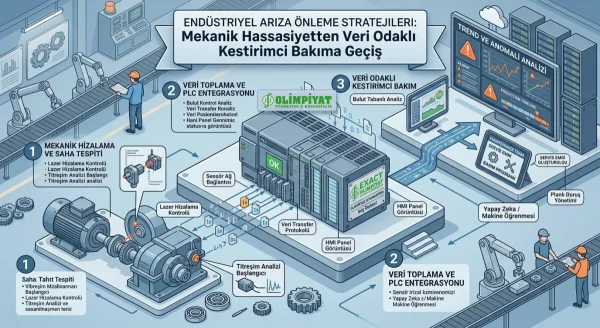 Endüstriyel Arıza Önleme Stratejileri: Mekanik Hassasiyetten Veri Odaklı Kestirimci Bakıma Geçiş